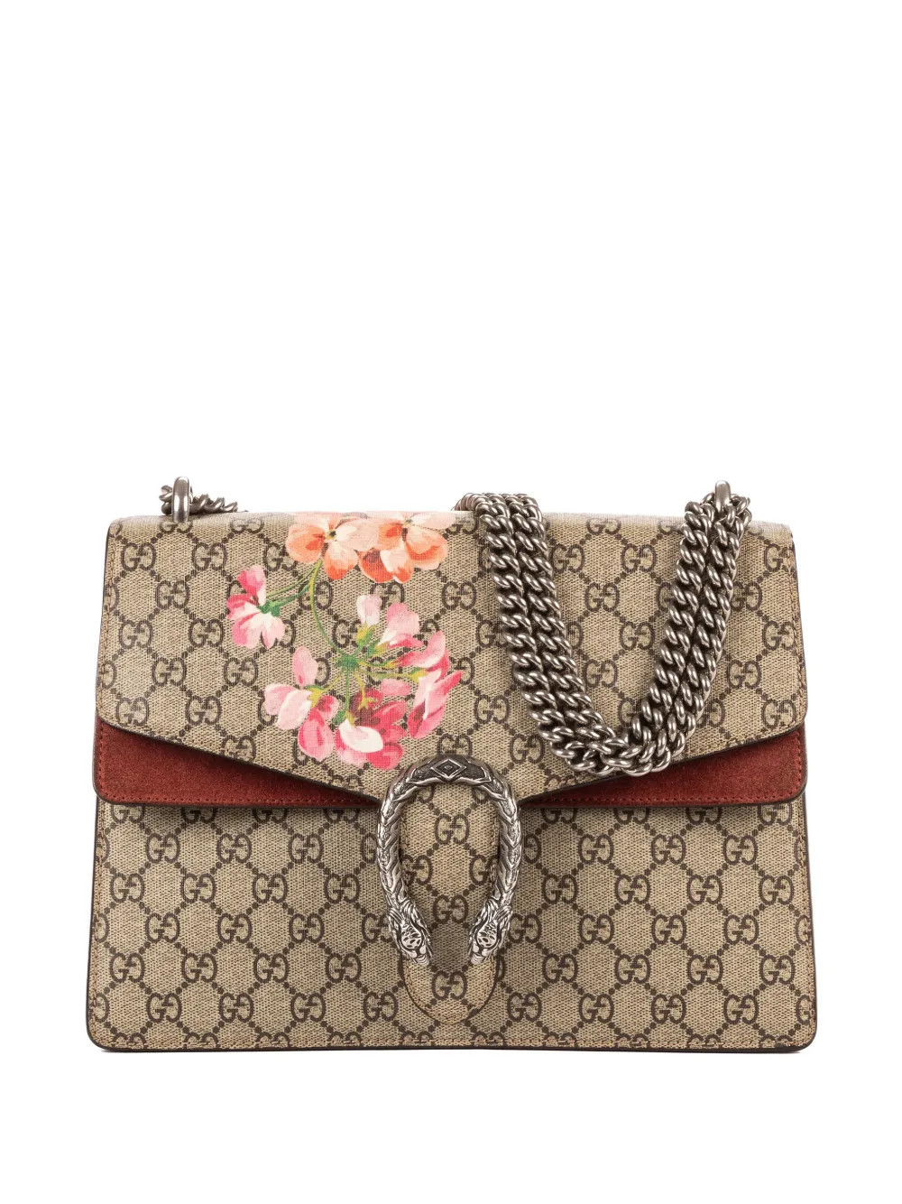 Gucci Pre-Owned medium Blooms Dionysus floral-print shoulder bag - Neutrals | Farfetch Global