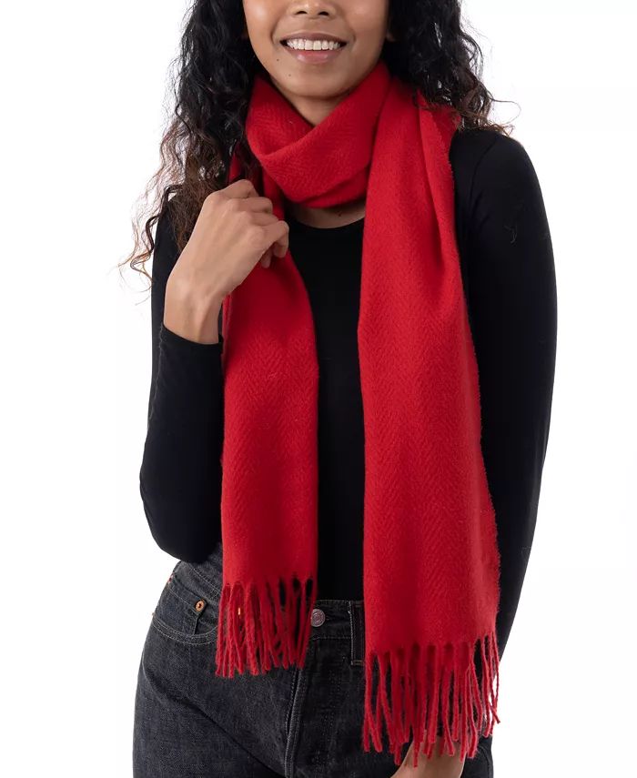Style & Co Women's Solid Fringe-Trim Scarf, Created for Macy's - Macy's | Macy's