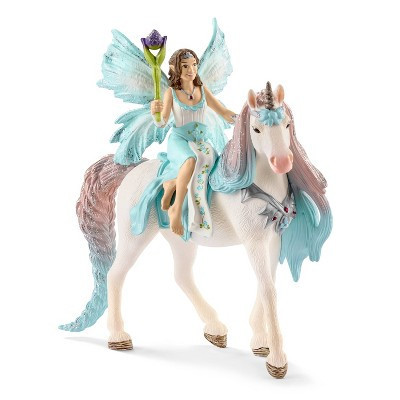 Schleich Fairy Eyela with Princess Unicorn: Plastic Figures Set, Animal & Character Toys | Target