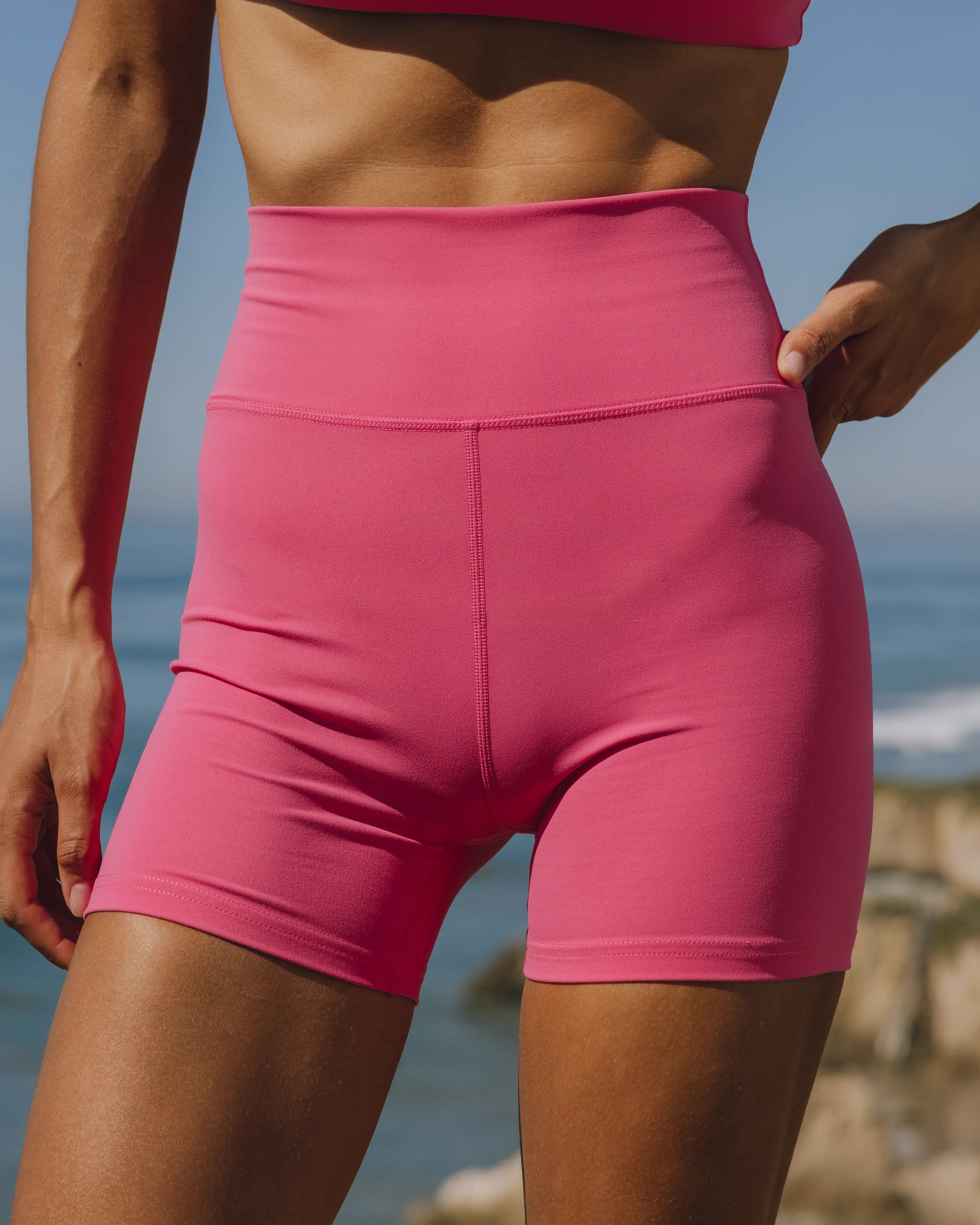 Go! Shortie Shorts - Hot Shot with Monochrome Patch | Daily Drills LLC