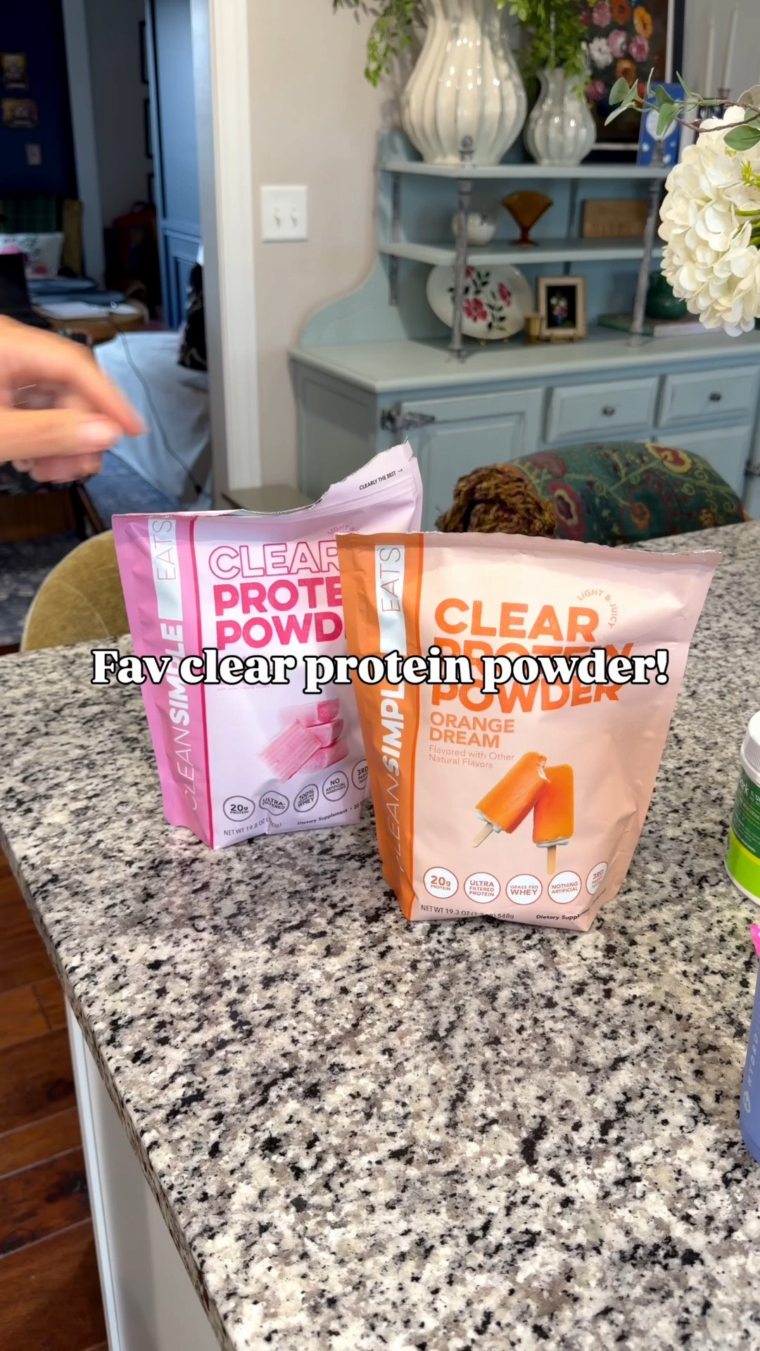 I LOVE this clear protein powder! SO delish, no weird after taste & mixes with water! 

 #LTKfitnessgoals #LTKmorningroutine #LTKActive