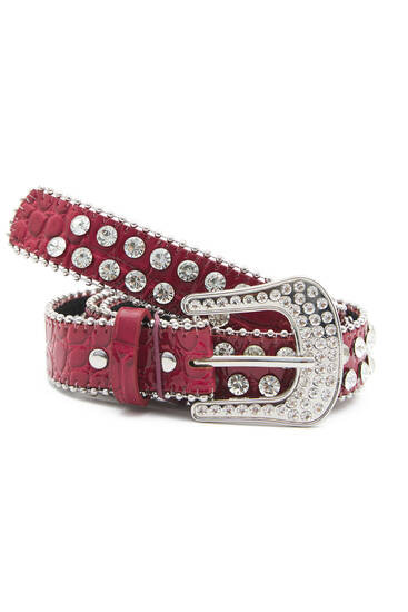 Rhinestone cowboy belt - pull&bear | PULL and BEAR UK