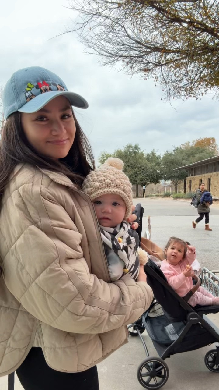 My jacket, and baby carrier! 

#LTKFamily #LTKBaby #LTKKids