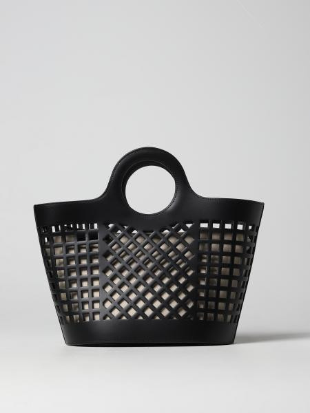 HEREU: tote bags for woman - Black | Hereu tote bags WBR23COLM001 online on GIGLIO.COM | Giglio.com - Global Italian fashion boutique