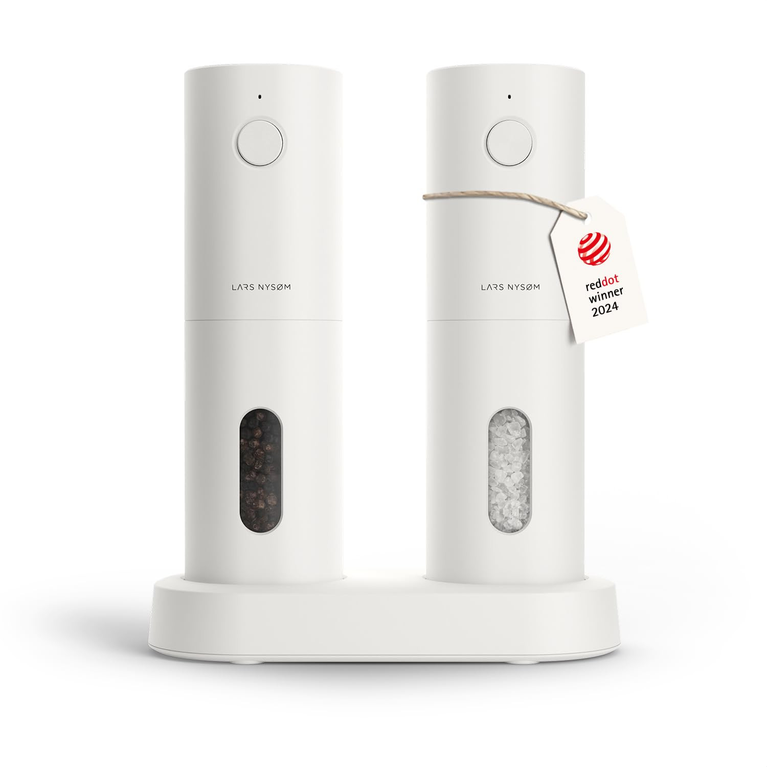 LARS NYSØM Electric Salt and Pepper Mill, Set of 2, with Adjustable Ceramic Grinder from Coarse ... | Amazon (DE)