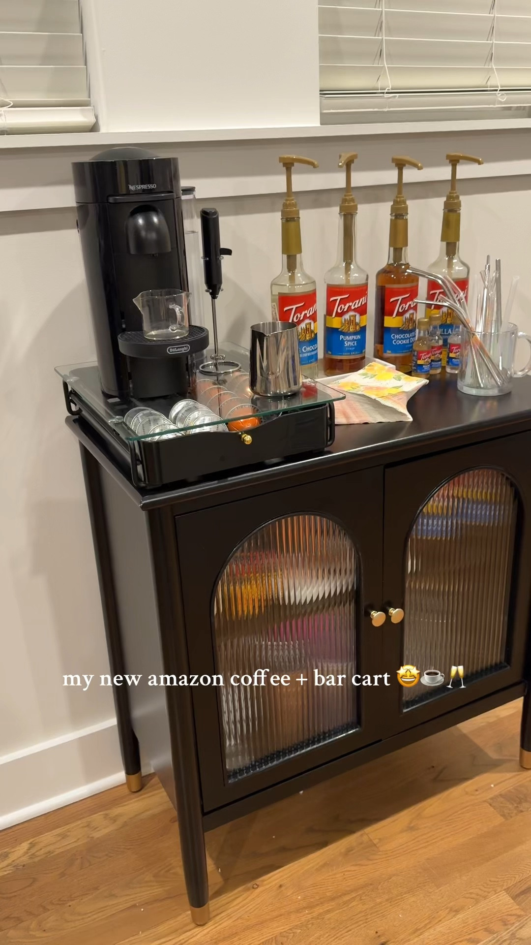 Absolutely love this new bar/coffee cart from amazon! Such a steal and matches my TV stand perfectly. The fluted windows and arches are so perfect and high end looking!!



#LTKHome #LTKFamily #LTKWatchNow