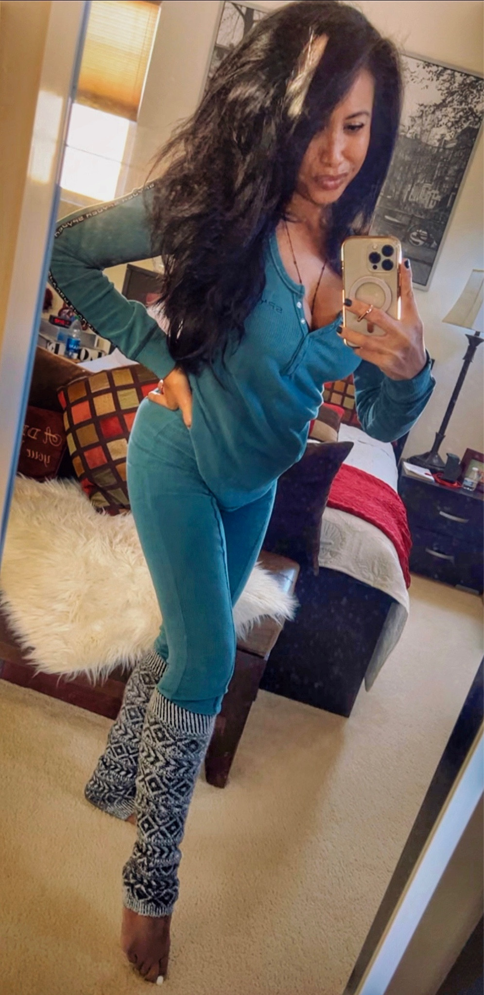 Cozy Henley top and matching drawstring leggings can be worn alone or as a base layer for cold days. 

I’m wearing the Spyder set in Med.


#LTKfit #LTKFind #LTKstyletip