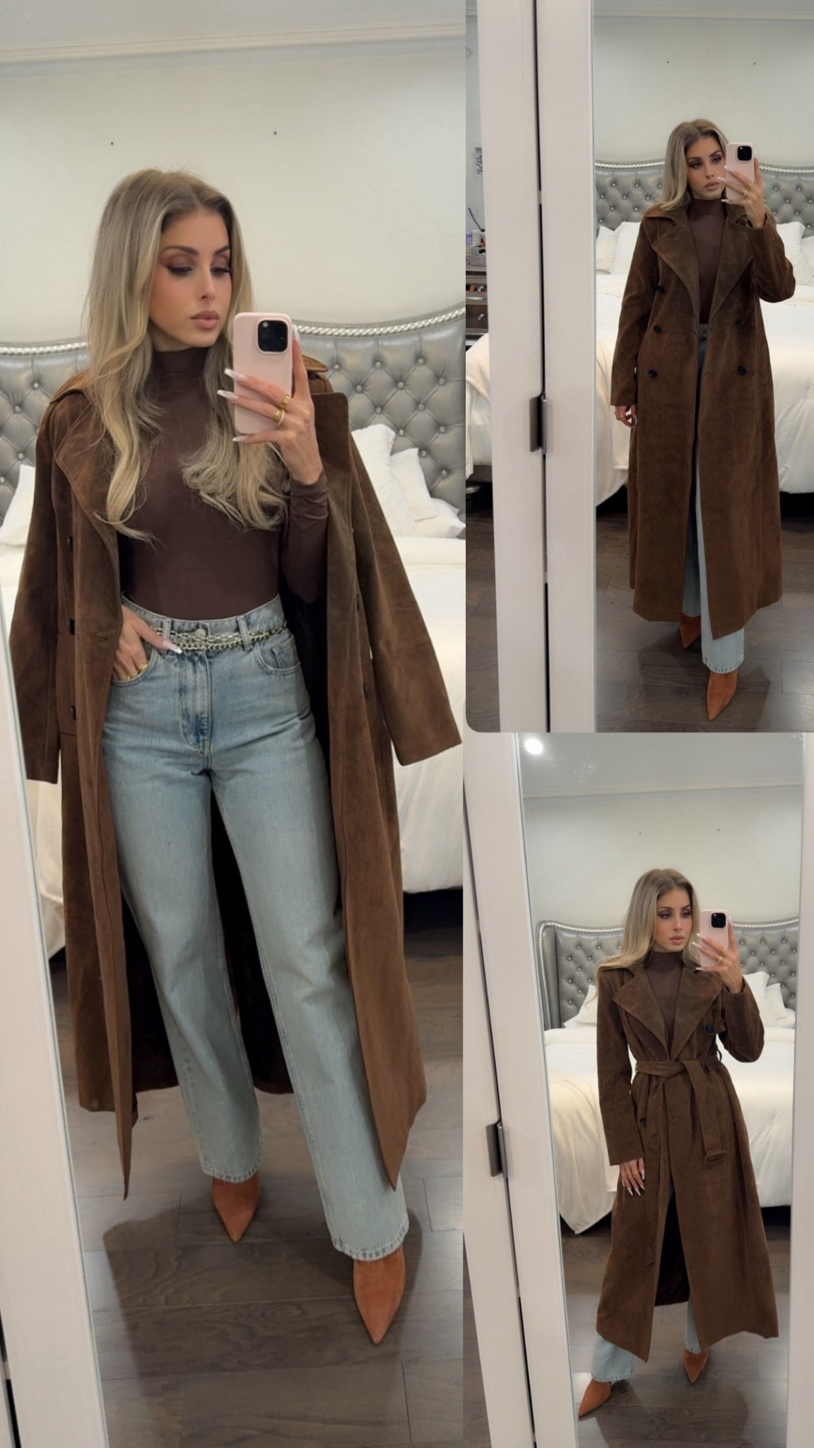 This chocolate trench 😘

#LTKootd #LTKCyberWeek #LTKU