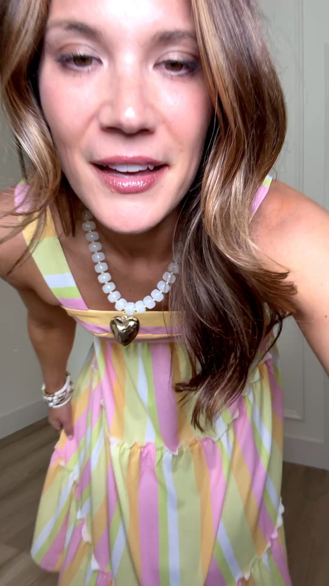 This pastel striped midi dress is perfect for brunch, vacation, or everyday wear, effortlessly cute and so comfortable. A must-have summer dress that pairs beautifully with sandals and your favorite accessories. Ideal for casual spring and summer styling with feminine, fun, and easy outfit ideas.

pastel midi dress, striped sundress, spring outfit ideas, vacation dress, summer fashion, brunch outfit, tiered dress, comfortable dresses, StangandCo

#LTKTravel #LTKTall #LTKSeasonal