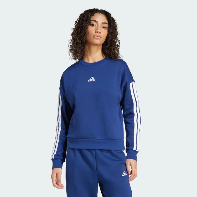 Women's adidas Essentials 3-Stripes Fleece Sweatshirt | Shop Simon