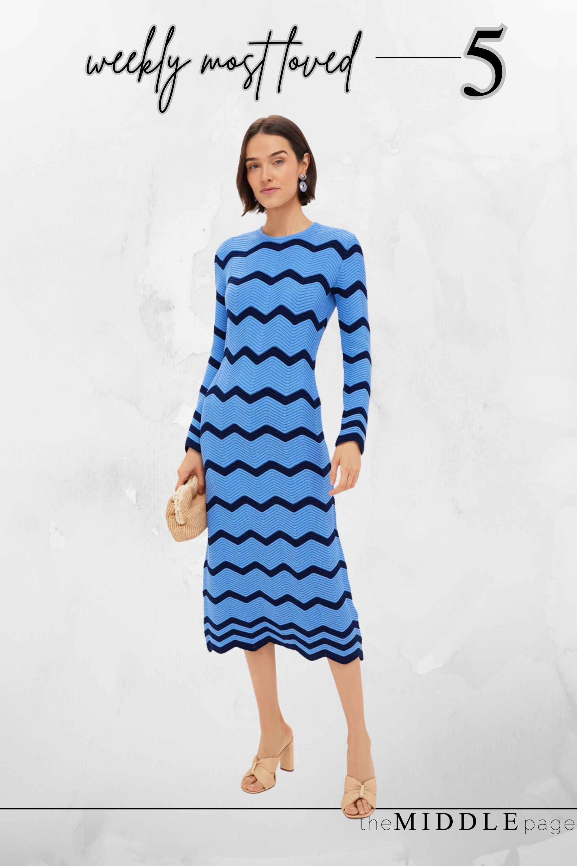 This striped knit midi is such a standout and currently on sale under $100—perfect for spring dresses, country concert outfits, or casual summer outfits. So flattering and easy to throw on and go. 

 #LTKootd #LTKSeasonal #LTKOver40