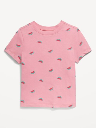 Short-Sleeve Printed T-Shirt for Toddler Girls | Old Navy (US)