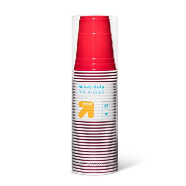 Disposable Red Plastic Cups - 18oz - up & up™ | Target