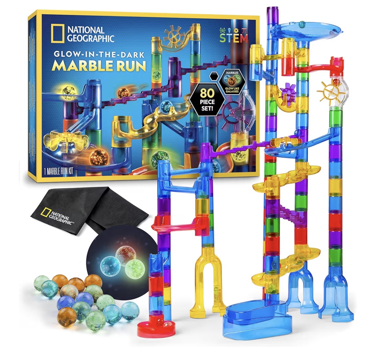 26% off 🎉

NATIONAL GEOGRAPHIC Glowing Marble Run – Construction Set with 15 Glow in The Dark Glass Marbles & Storage Bag, STEM Gifts for Boys and Girls, Building Project Toy (Amazon Exclusive)

#LTKSaleAlert #LTKKids #LTKGiftGuide