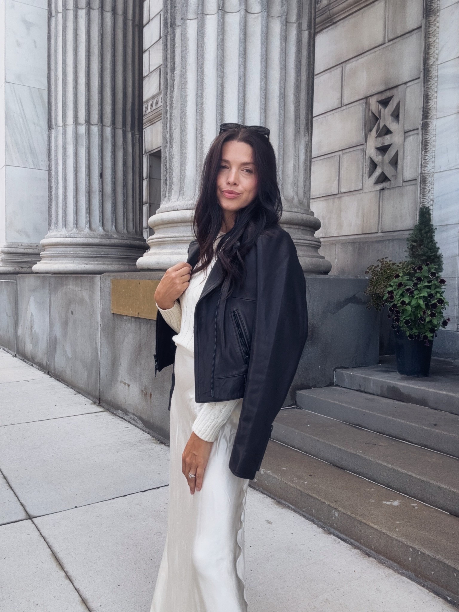 Leather jacket 

#LTKSeasonal #LTKActive #LTKStyleTip