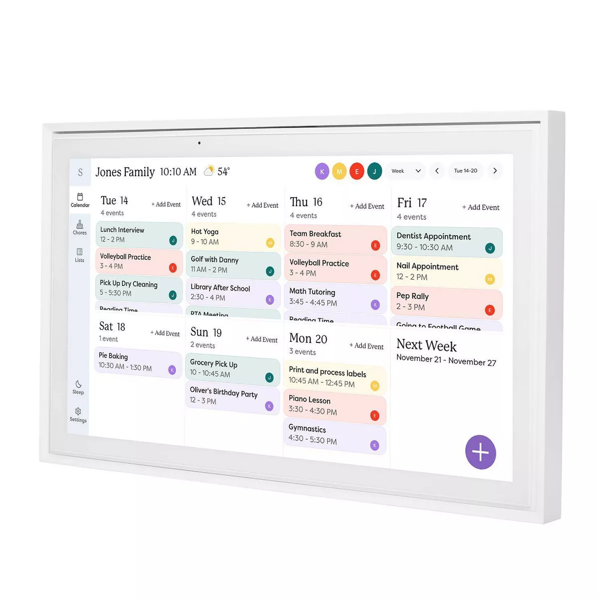 Skylight  15" Touchscreen Smart Calendar - White | Target