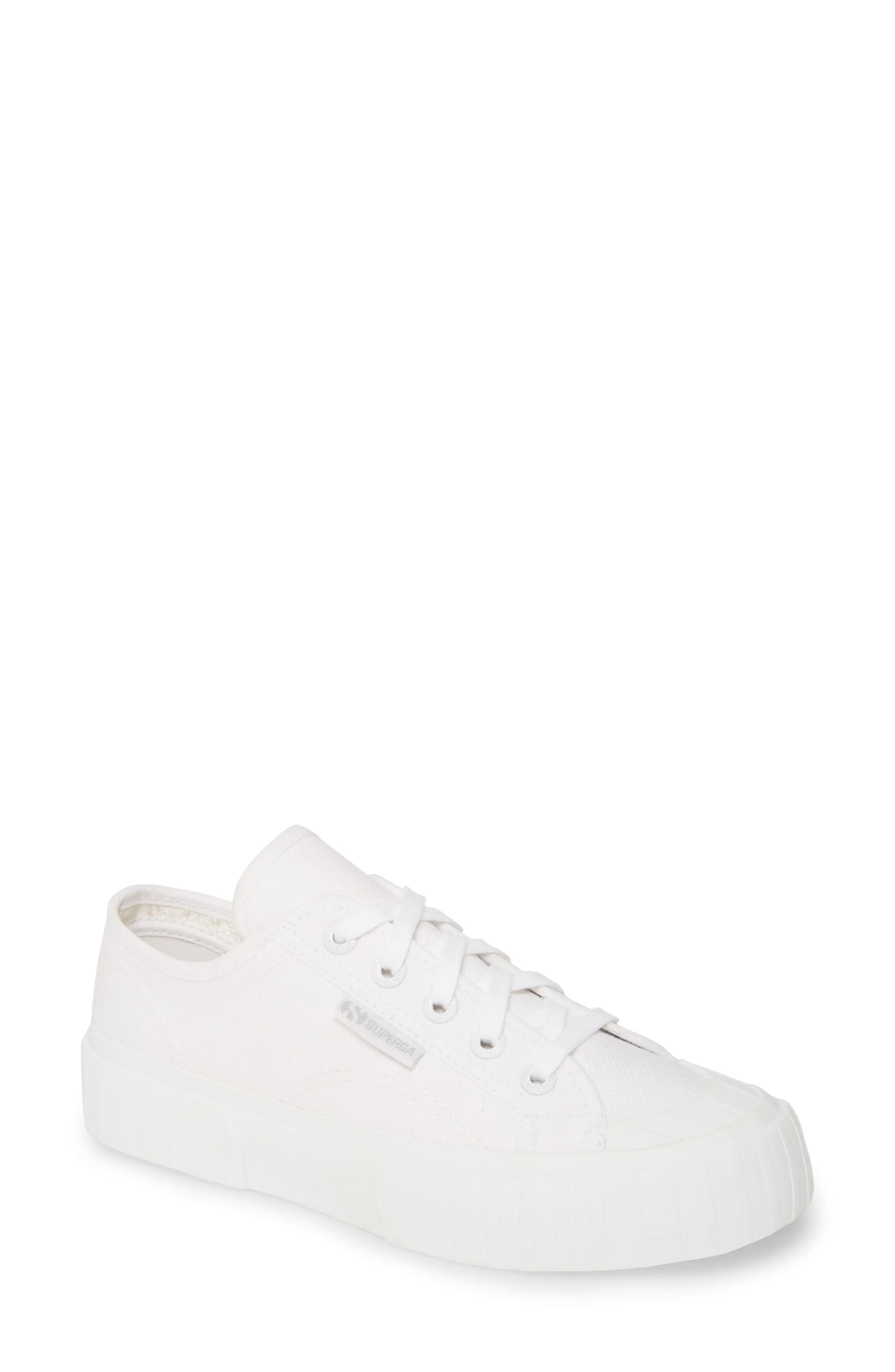 Superga 2630 Cotu Sneaker in Total White at Nordstrom, Size 6Us | Nordstrom