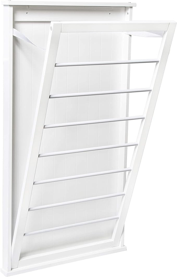 Honey-Can-Do DRY-04445 Large Wall-Mounted Drying Rack, White | Amazon (US)