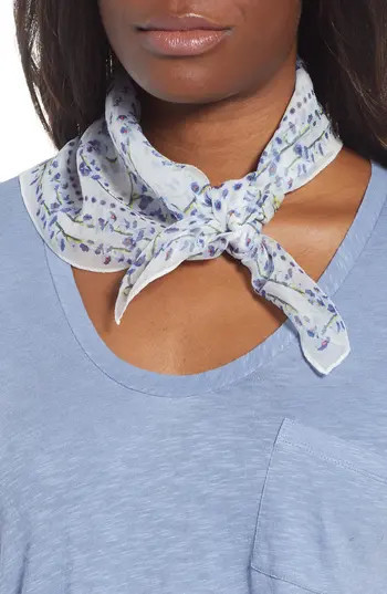 Women's Echo Bluebell Silk Bandana | Nordstrom