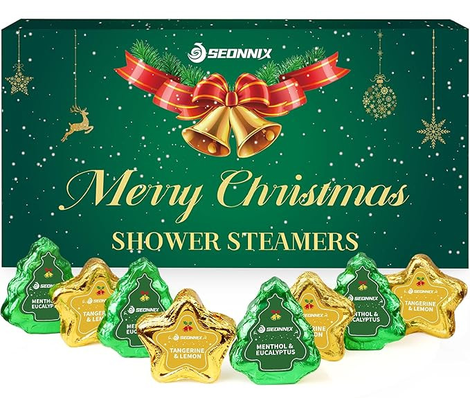 Shower Steamers Aromatherapy - 8 Pack Shower Bombs Christmas Gifts Stocking Stuffers for Women an... | Amazon (US)