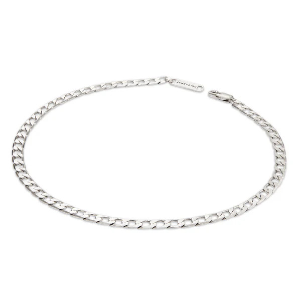 Walter Choker flat curb chain necklace in Silver | JENNY BIRD | Jenny Bird (US)