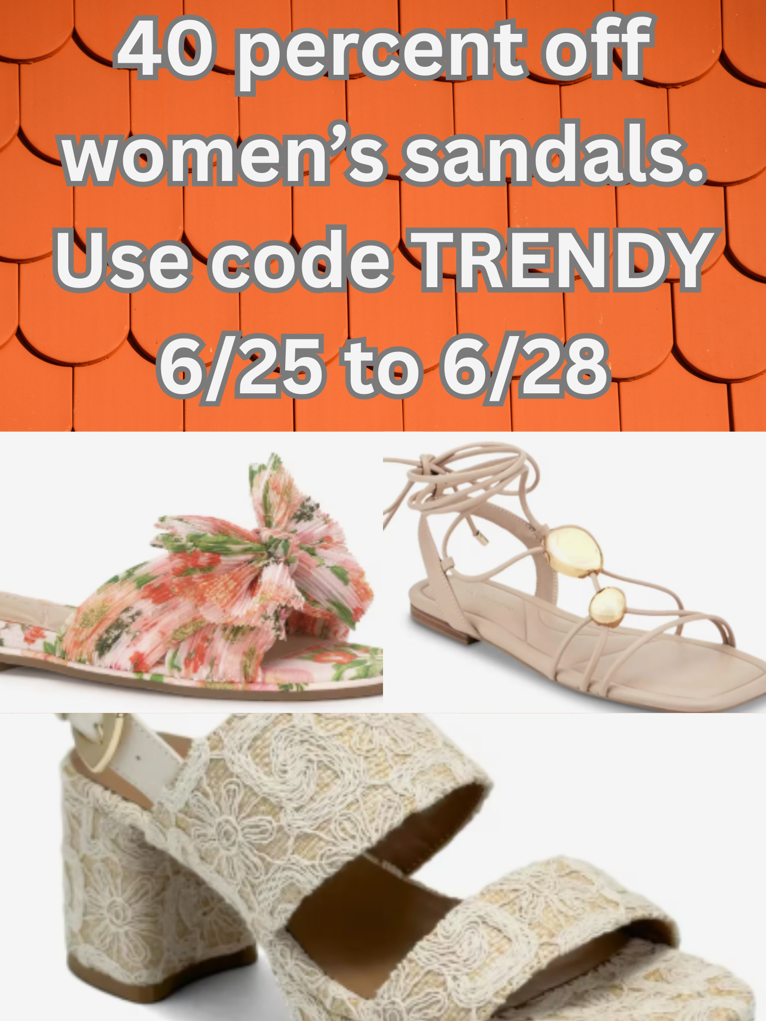 Stepping into style without breaking the bank!  These gorgeous sandals are on sale right now.

 #sandals #ad

#LTKSeasonal #LTKSaleAlert
