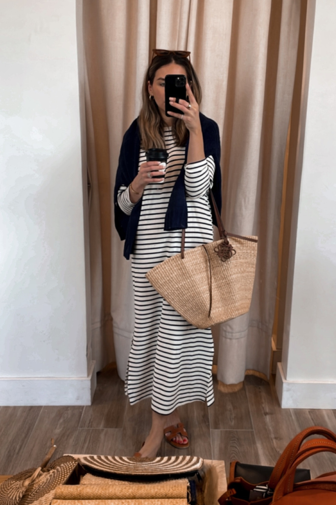 Striped maxi dress 