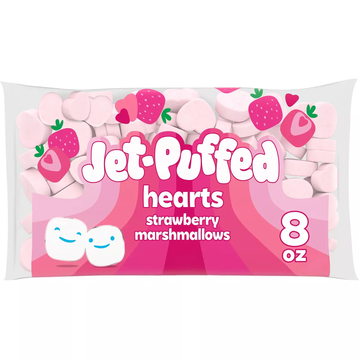 Jet-Puffed Strawberry Marshmallow Hearts - 8oz | Target