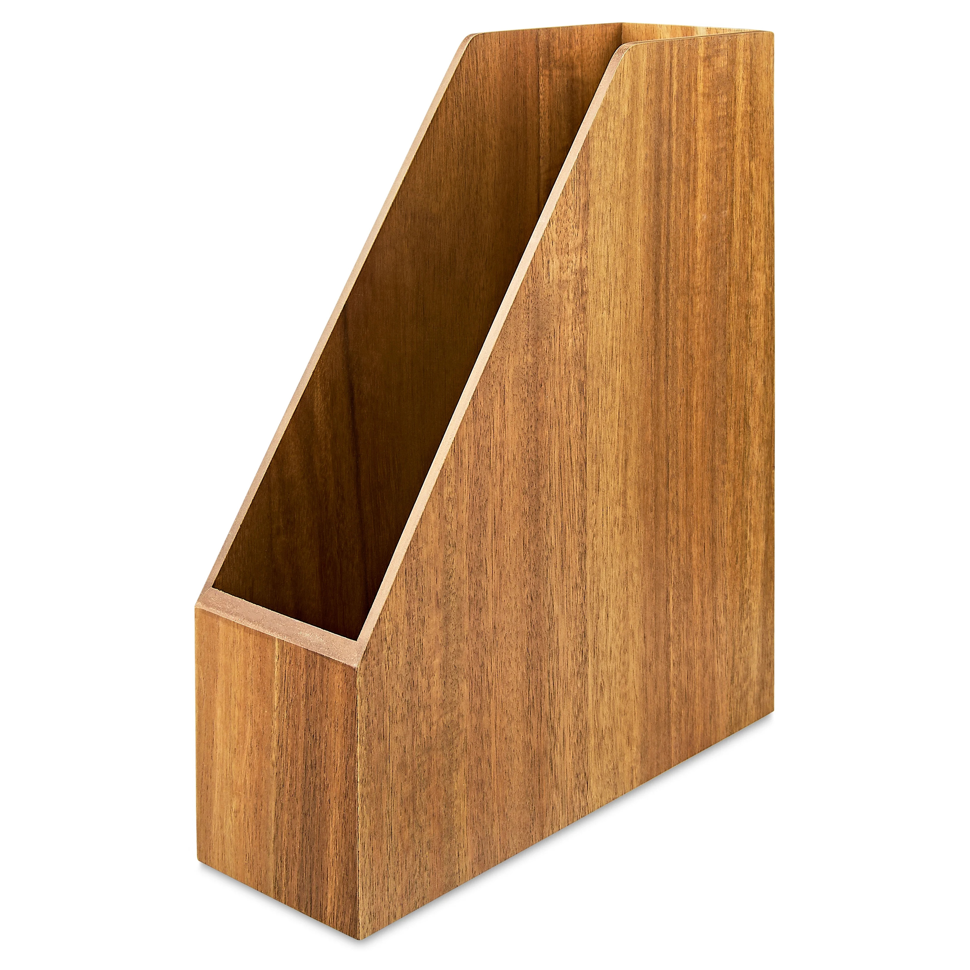 Pen+Gear Acacia Wooden Magazine Holder for Desktop Organizers | Walmart (US)