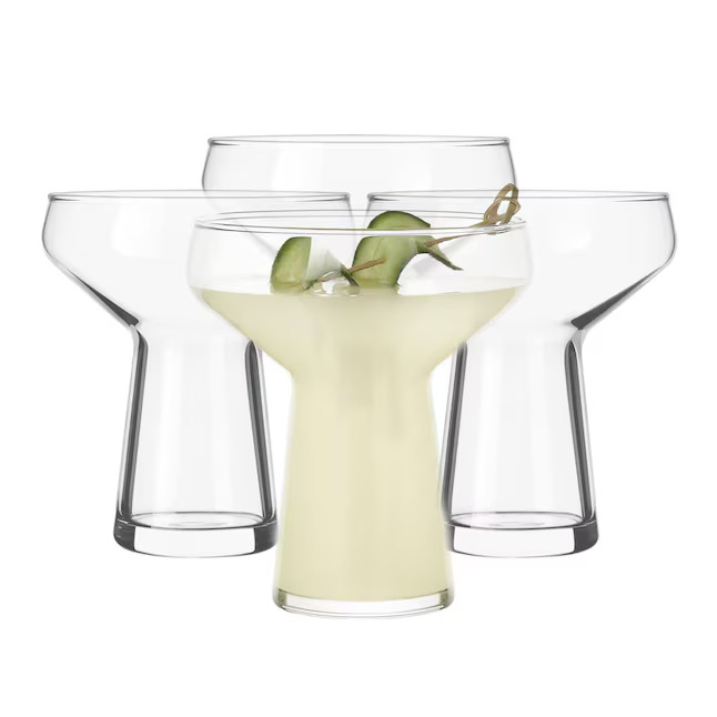 Libbey  Large Stemless Margarita Glass 14 ounce Set of 4 Lowes.com | Lowe's