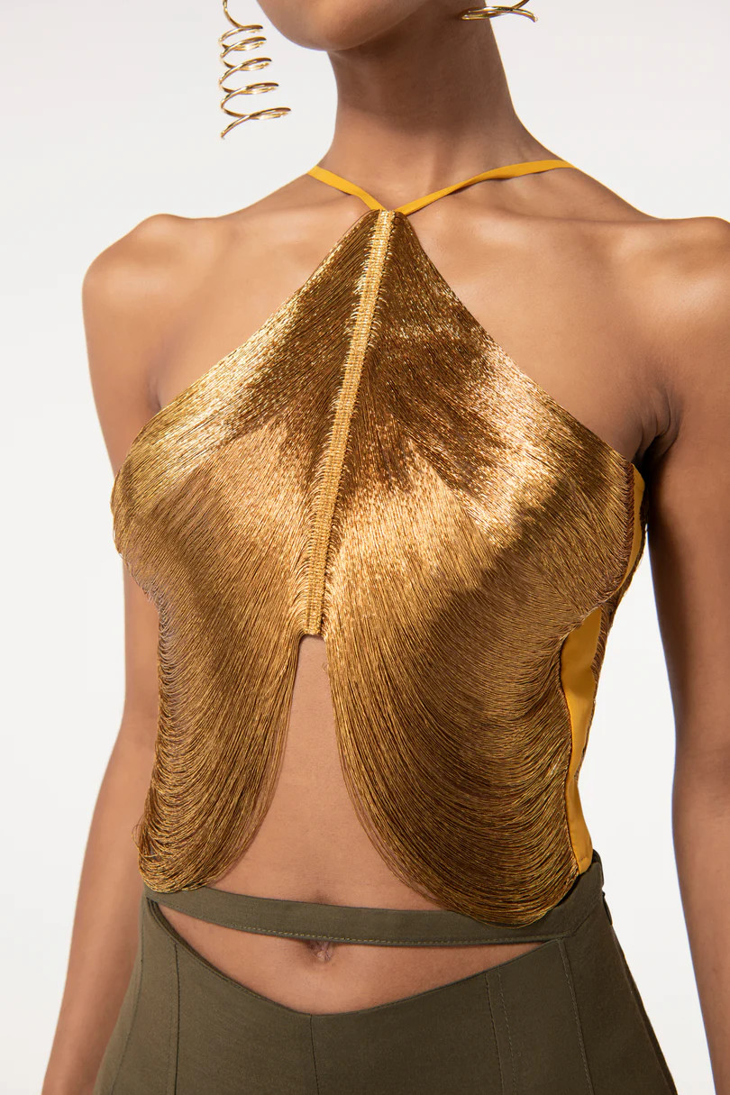 QUELLA TOP - GOLD | Cult Gaia - US