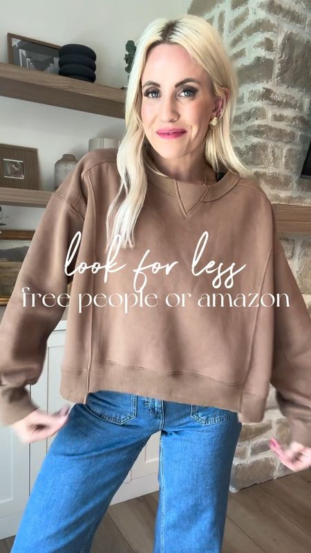 Amazon sweatshirt I could live in. It ends up on my body at least once a day. It’s comfortable, oversized and washes well!!!! I have linked two different brands because I have both and love them. Size M And has an oversized fit! Comes in several colors and is the perfect layer with jeans and leggings.
.
#fyp #reelitfeelit #amazonfashion #amazon #grwm #size4 #size6 #size8. #affordablefashion #outfit #daily #grwm #casualstyle #momstyle #momfinds 

#LTKfindsunder100 #LTKfindsunder50 #LTKstyletip