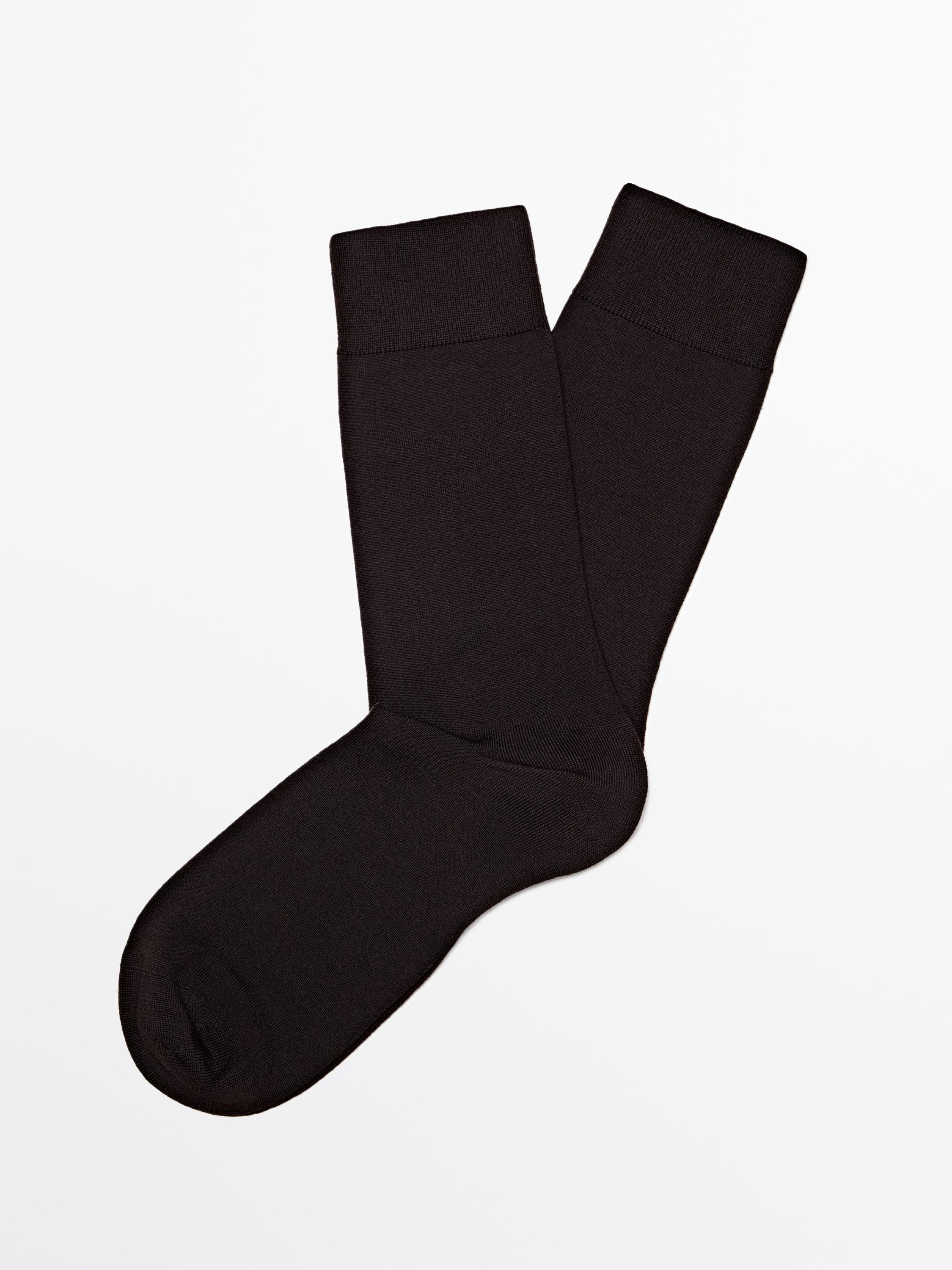 Wool blend socks | Massimo Dutti UK