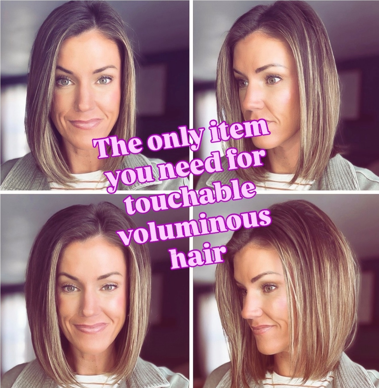 The key to touchable voluminous hair!! 
The Voloom is my favorite tool for big beautiful hair. Divide hair into sections and use this iron at the root to about 2 inches out. Don’t use on the top section  
Also linked my favorite leave in/heat protectant  

#LTKBeauty