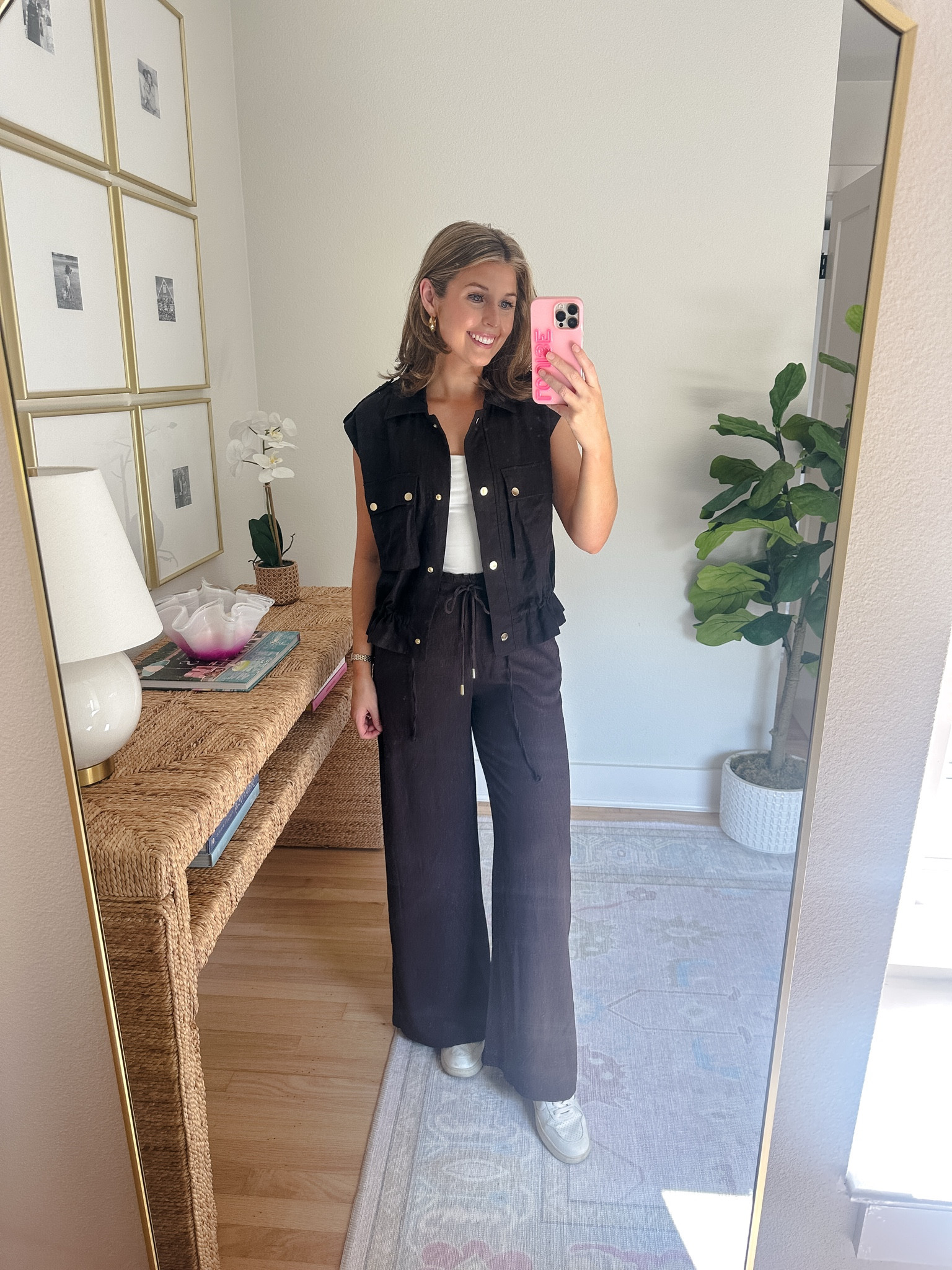 Zara set! Perfect for travel! Wearing an XS in top and S in pant