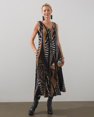 Mixed Animal Print Sleeveless Dress | Chico's