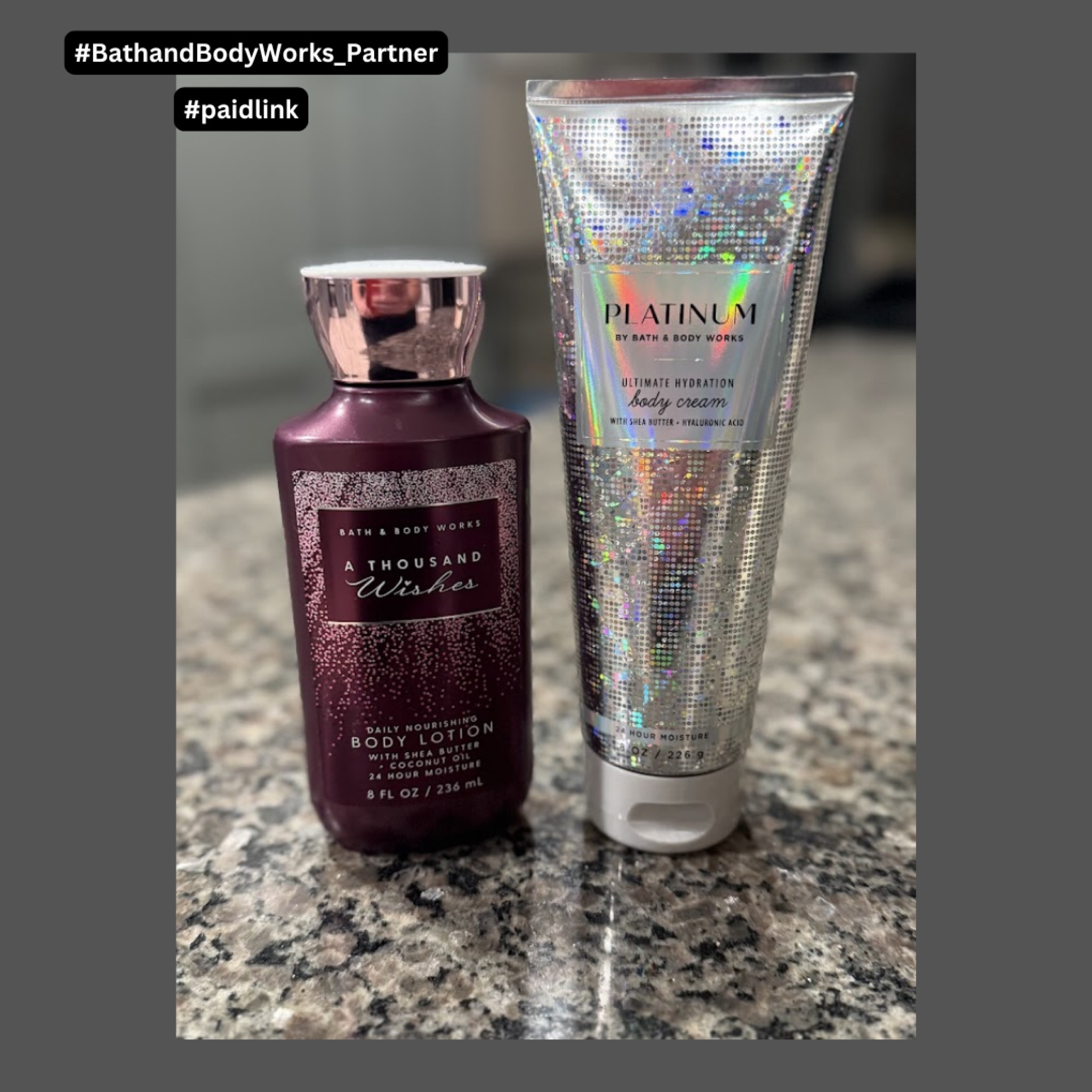 #PaidLink #BathandBodyWorks_Partner
✨ Dive into the world of self-care with @bathandbodyworks! Their body care products are the perfect gift for the self-care enthusiasts on your list! Weather it’s the NEW metallic,
trend-inspired fragrance or help celebrate the anniversary of a most loved, top fragrance with the redesign of A Thousand Wishes💫
Even better, I have an exclusive 15% off code! Enter JESS15 at checkout for 15% off your order up to $250!*
Treat yourself to a little pampering or gift it to a friend who deserves some TLC! What's your favorite scent or product from Bath & Body Works?

*15% off any purchase on 10/22/2024 at 6:00 AM ET to 10/26/2024 at 5:59 AM ET. Valid on www.bathandbodyworks.com only. Enter code JESS15 at checkout. Promotion will only apply to first $250 of an order. Cannot be combined with any other offer except in BBW’s sole discretion. Discount will be applied to merchandise subtotal after all other discounts have been applied. Sales tax, shipping and handling, gift cards, and previous purchases do not qualify. Other restrictions may apply.

#LTKGiftGuide #LTKSeasonal #LTKHoliday