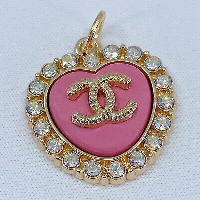 One Vintage CHANEL Button, Stamped Gold Metal 22mm Designer Art Zipper Pull | eBay AU