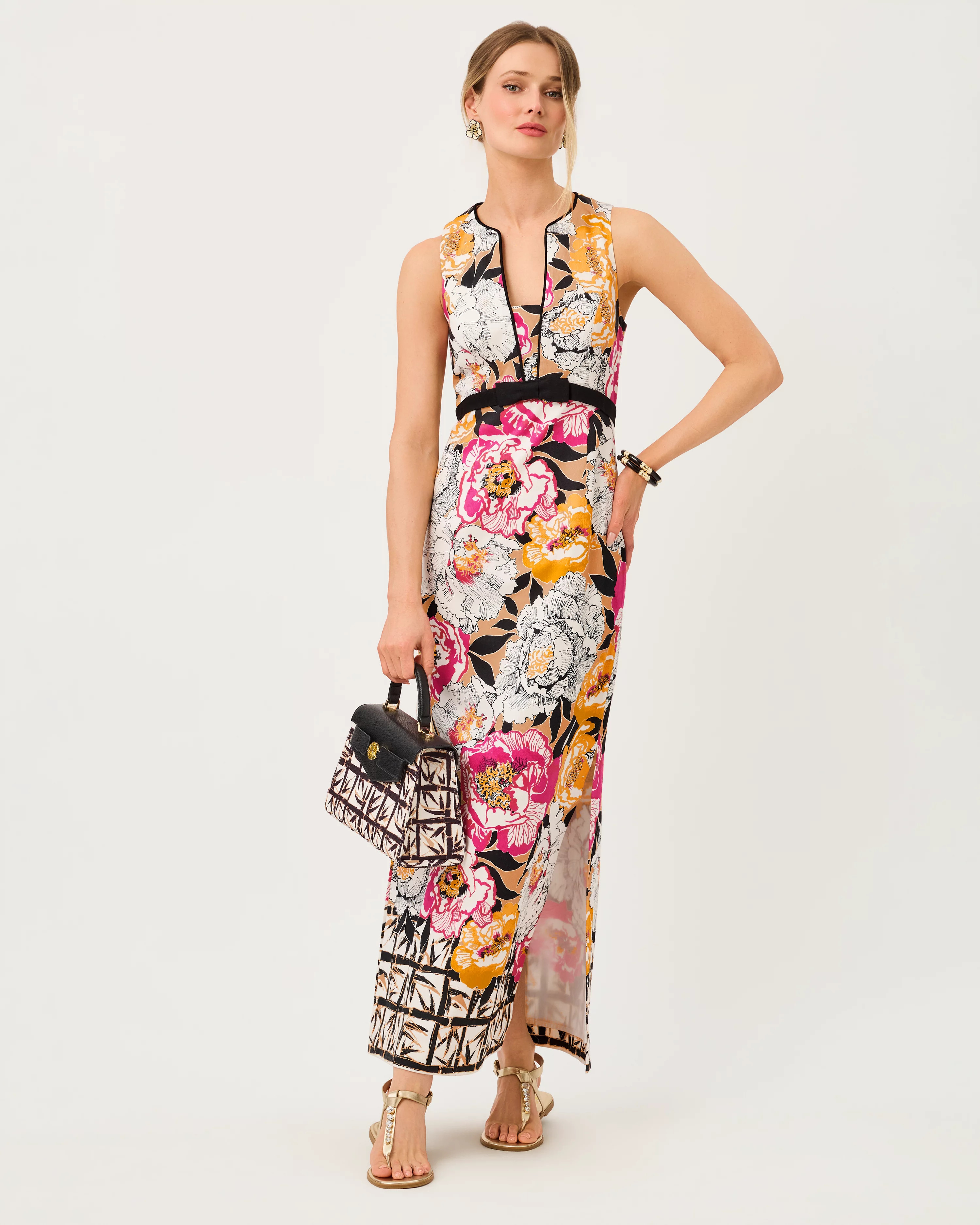 Saybine Stretch Maxi Shift Dress | Lilly Pulitzer