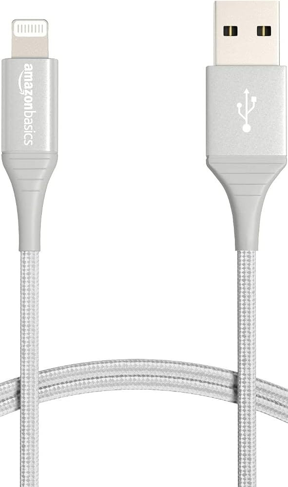 Amazon Basics iPhone Charger Cable, Nylon USB Type A to Lightning, MFi Certified, for Apple iPhon... | Amazon (US)