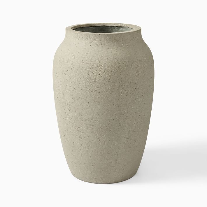 Ronan Ficonstone Indoor/Outdoor Planters | West Elm (US)