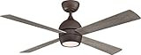 Fanimation FP7652GR Kwad 52 Ceiling Fan, Matte Greige | Amazon (US)