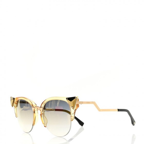 FENDI

Metal Iridia Cat Eye Sunglasses FF 0041/S Gold | Fashionphile