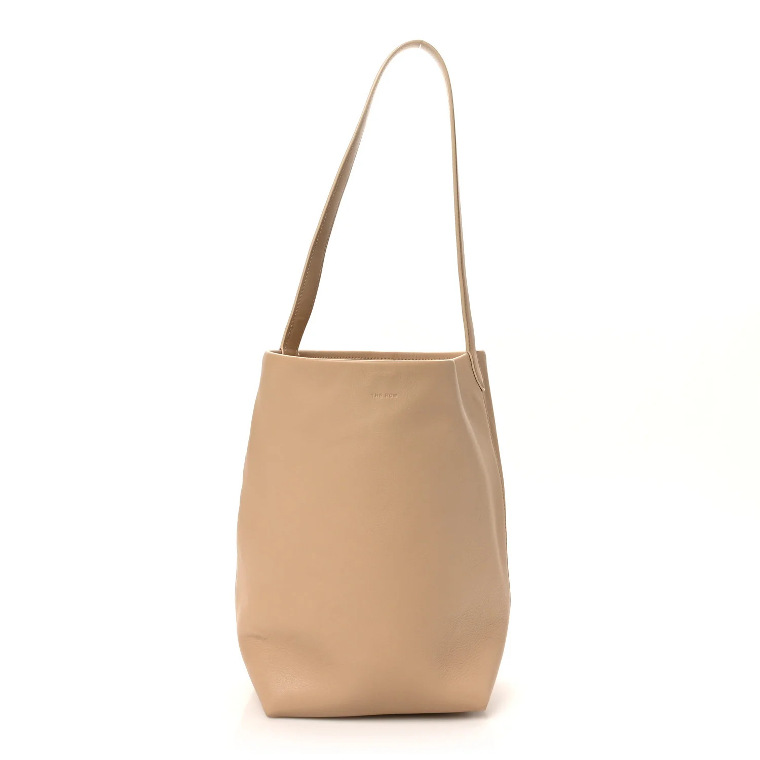 Grained Calfskin Small N/S Park Tote Dark Taupe | FASHIONPHILE (US)