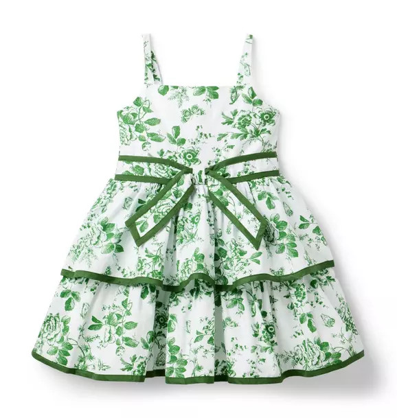 The Floral Toile Tiered Dress | Janie and Jack