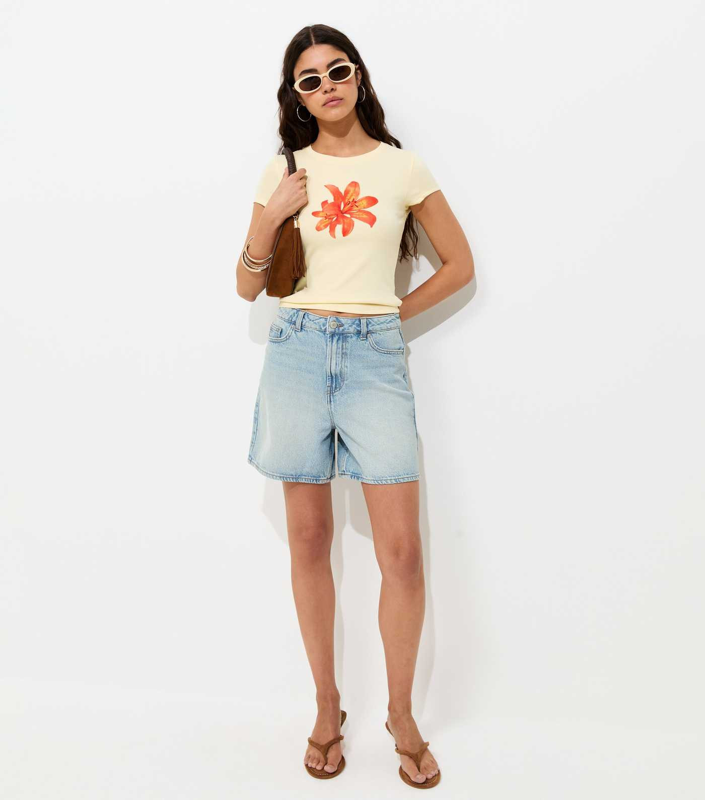 Light Blue Denim Shorts | New Look | New Look (UK)