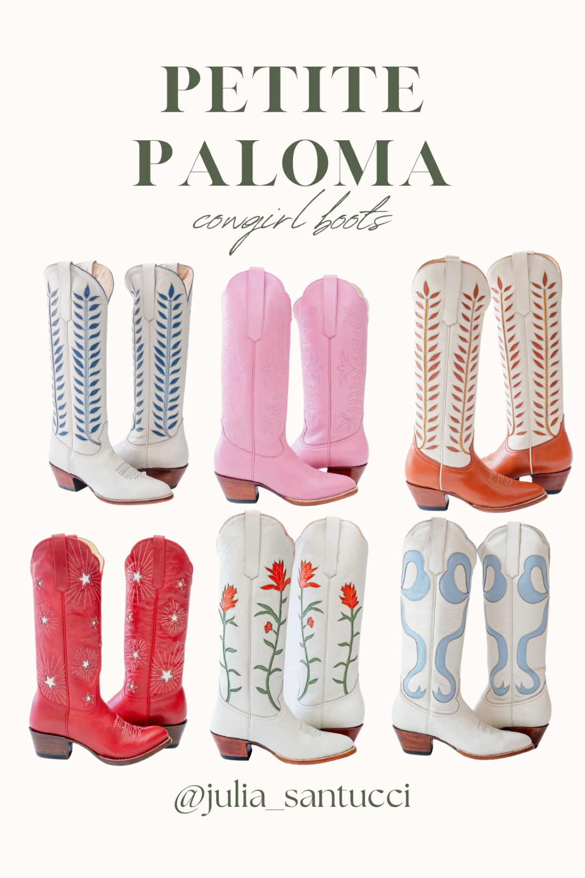 Petite Paloma western boots 

#LTKShoeCrush #LTKStyleTip #LTKSeasonal
