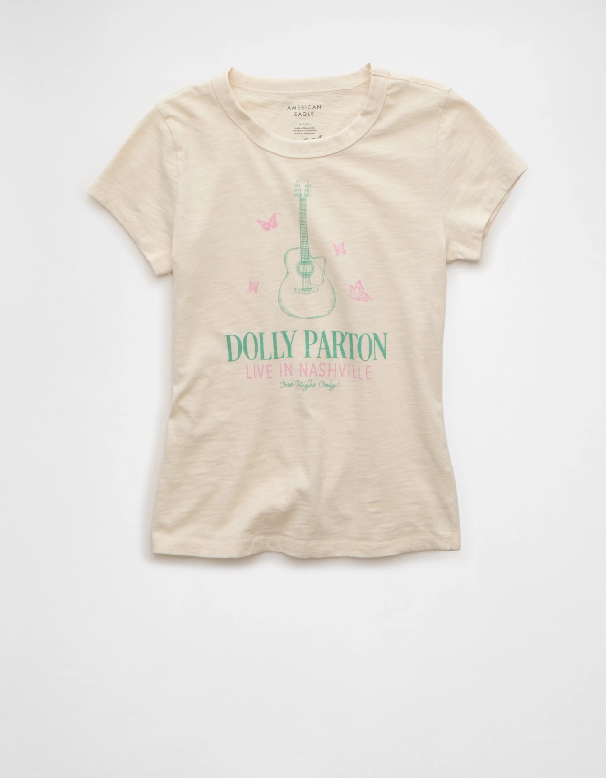 AE Dolly Parton Graphic Baby Tee | American Eagle Outfitters (US & CA)