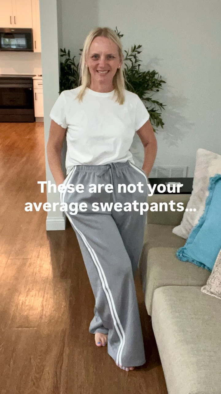 Lightweight, flowy, and made to move with you 🤍

These wide-leg track pants are the perfect mix of comfy + chic with a relaxed fit, drawstring waist, and sporty side stripe detail.

Soft, quick-drying fabric keeps you cool, while the high waist and flowy silhouette give that effortless, flattering look.

Dress them up or keep it casual…from travel days to errands to workouts, these pants do it all ✨

Comment PANTS and I’ll send you the link 💌

Or shop now in my LTK / Amazon storefront before they sell out!

#amazonfashionfinds #athleisurestyle #comfychic #traveloutfit #ad

#LTKActive #LTKootd #LTKPetite