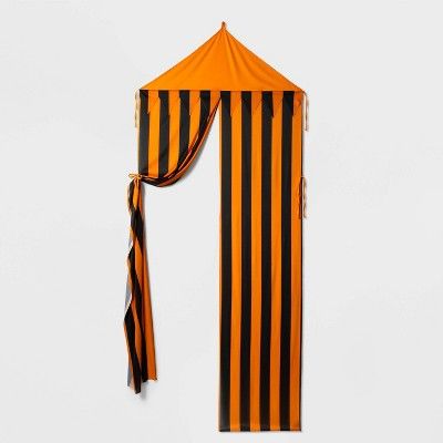 Orange/Black Tent Halloween Doorway Cover - Hyde & EEK! Boutique™ | Target